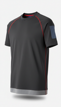 Technical Cotton Tee with Taped Seams