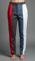 Tailored Statement Pants in Structured Twill